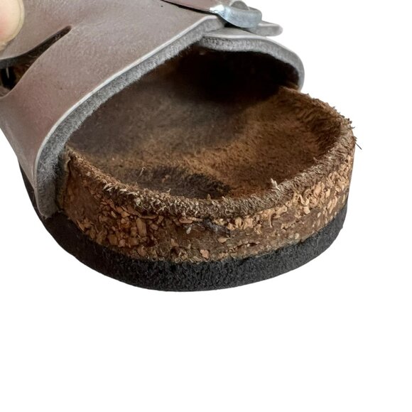 Birkenstock Rio kids sandals Electric Metallic Silver birko flor EU 28 kids 10 - Picture 9 of 13